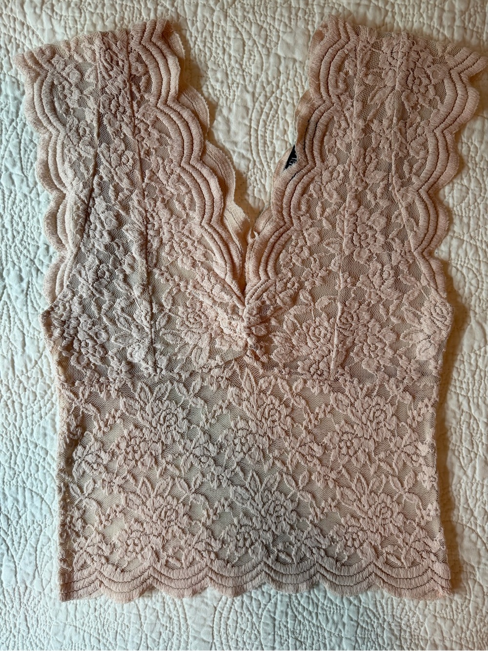 Zara lace layering tank